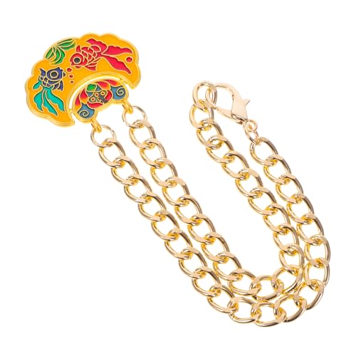 Abaodam Haustier Metallschloss Anhänger Halskette Im Vintage Stil Hundehalsbandkette Festliche Haustier Halskette Schloss Halskette Für Frauen Halskette Im Chinesischen Stil von Abaodam