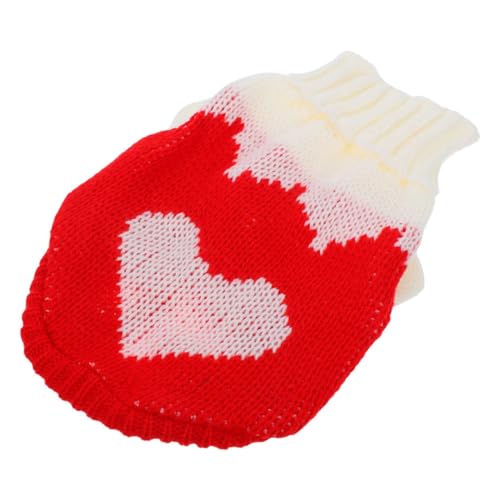 Abaodam Haustier-Pullover Pullover Für Kätzchen Haustierbekleidung Für Hunde Katzenpullover Pullover Mit Hundeherzen Winterpullover Für Hunde Valentinstag-Haustier Winterhundkleidung Garn Abaodam Haustier-Pullover Pullover Für Kätzchen Haustierbekleidung Für Hunde Katzenpullover Pullover Mit Hundeherzen Winterpullover Für Hunde Valentinstag-Haustier Winterhundkleidung Garn von Abaodam