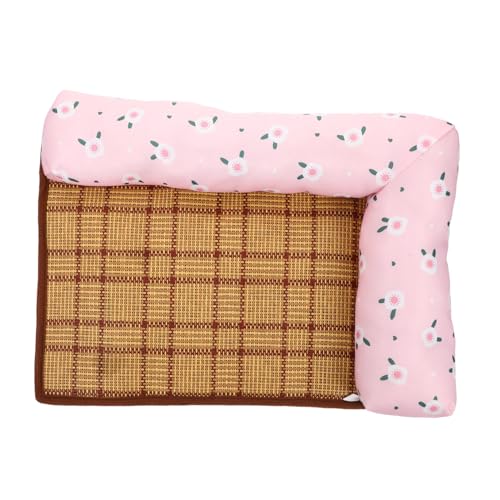 Abaodam Haustier Sommer Cool Pad Hundebett Haustier -sommermatte Kühlendes Haustierbett Hundekühlmatte Groß Für Kissen Hundeunterlagen Haustiere Mit Klein Rattan Rot Abaodam Haustier Sommer Cool Pad Hundebett Haustier -sommermatte Kühlendes Haustierbett Hundekühlmatte Groß Für Kissen Hundeunterlagen Haustiere Mit Klein Rattan Rot von Abaodam