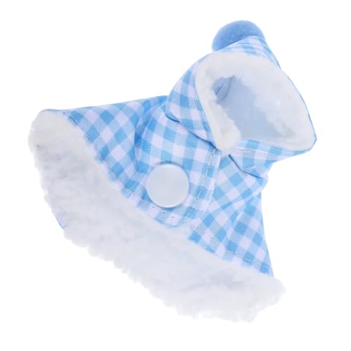 Abaodam Haustier Vogelkleidung Plüsch Kariert Vogel Umhang Warm Warmes Papagei Umhang Vogel Outfit Pet Cape Winter Vogelkleidung Für Papageien Shotes Kostüm von Abaodam