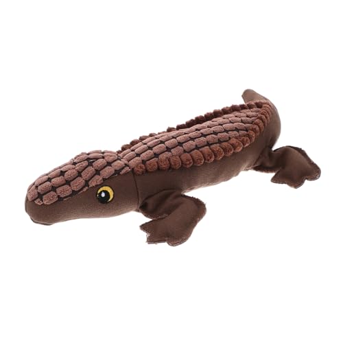 Abaodam Quietschendes Plüsch-Alligator-hundespielzeug Hund Quietschspielzeug Stofftier Haustier Für von Abaodam