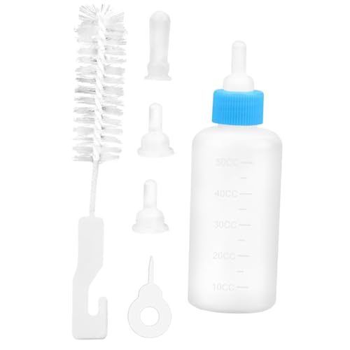 Abaodam Haustierflasche Katzenmilchfütterer Kätzchenflaschen Welpenflaschen Zum Stillen Haustierfütterungsflaschen Haustier Silikonflasche Kätzchenschnuller Hundestillzubehör von Abaodam