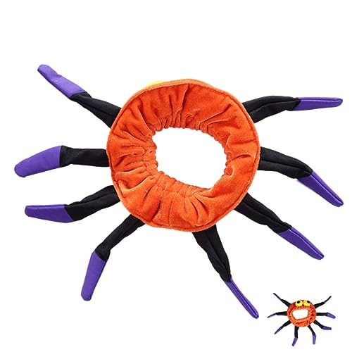 Abaodam Entzückendes Haustierhalsband mit Spinnen-Halloween-Thema Katzen- und Hundehalsband Dekorationen Haustierzubehör für Partys Dekorative Halsbekleidung von Abaodam