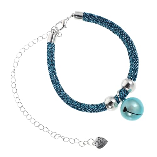 Abaodam Haustierhalsband Hund Glocke Sicherheitshalsband für Hundehalsband Hund Halshändler Hundeanhänger für Kätzchen-Kragen Kätzchen Welpenschmuck Pu von Abaodam