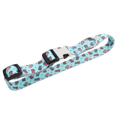Abaodam Haustierhalsband einstellbar Hundehalsband verstellbar Halsband Hund Mittel katzenhalsband haustierbedarf verstellbares Halsband für Hund Hundehalskragen Zinklegierung Light Green von Abaodam
