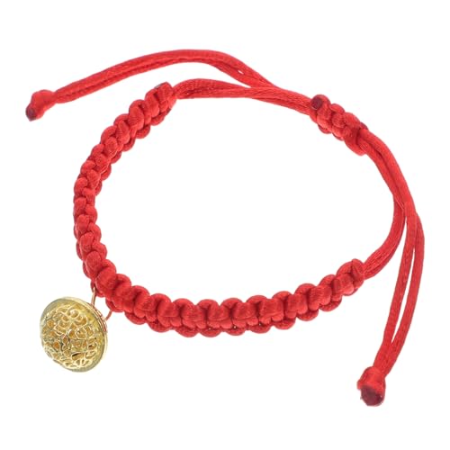 Abaodam Haustierhalsband zubehör katzenhalsband für Nietkragen Katzenhalsbänder für Mädchenkatzen Netter Katzenkragen Abreißhalsband für Kätzchen rotes Seil von Abaodam