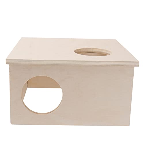 Abaodam Haustierhaus Aus Holz Für Hamster Hütte Rückzugsort Für Kleine Natürliches Material Und Co Abaodam Haustierhaus Aus Holz Für Hamster Hütte Rückzugsort Für Kleine Natürliches Material Und Co von Abaodam