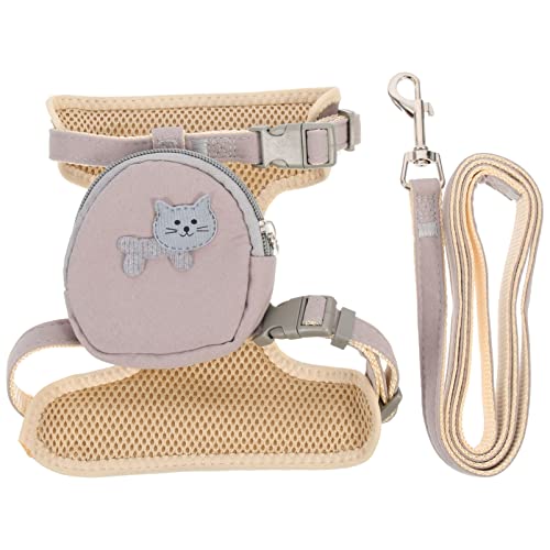 Abaodam Haustierleine Laufweste Laufseil Für Kätzchen Hunderucksack Leine Gurt Der Katzenweste Kätzchen Verstellbares Geschirr Verstellbare Katzenweste Nylon Grey Abaodam Haustierleine Laufweste Laufseil Für Kätzchen Hunderucksack Leine Gurt Der Katzenweste Kätzchen Verstellbares Geschirr Verstellbare Katzenweste Nylon Grey von Abaodam