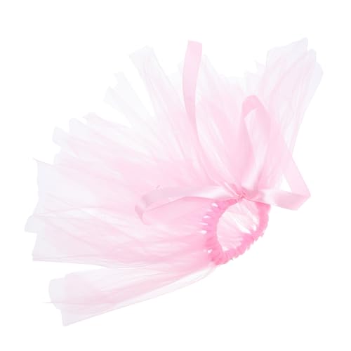 Abaodam Haustierspitzenkleid kleine Hundekleider weiblich Hund Geburtstagskleid Mädchen Haustierkleid Haustierbekleidung Hundegeburtstags-Shirt großes Tutu für Hunde Hunde-Outfit Rosa von Abaodam