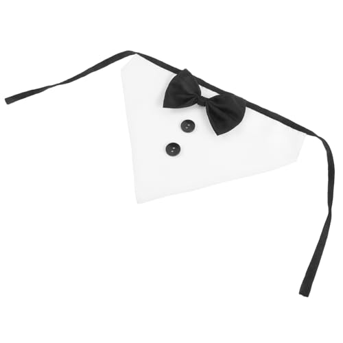 Abaodam Hochwertiges Hundetuxedo Bandana für Große Verstellbares Halstuch mit Fliege für Hochzeiten und Partys Kreatives Design Maschinenwaschbar und Langlebig Haustierfeiern Abaodam Hochwertiges Hundetuxedo Bandana für Große Verstellbares Halstuch mit Fliege für Hochzeiten und Partys Kreatives Design Maschinenwaschbar und Langlebig Haustierfeiern von Abaodam