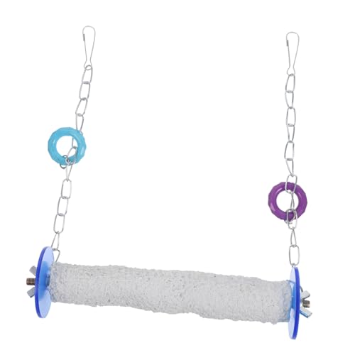 Abaodam Hochwertiges Papageienspielzeug aus Rutschfestem Material Hängende Schaukel für Vögel für Nymphensittiche und Kleine Haustiere Fördert Gesundheit und Spielspaß Abaodam Hochwertiges Papageienspielzeug aus Rutschfestem Material Hängende Schaukel für Vögel für Nymphensittiche und Kleine Haustiere Fördert Gesundheit und Spielspaß von Abaodam