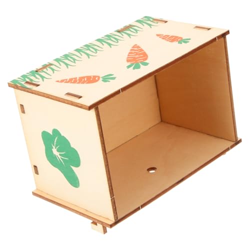 Abaodam Holz Futterspender für Kaninchen und Kleintiere Multifunktionale Futterstation aus Natürlichem Holz für Frische Lebensmittel Sicher und Hygienisch für Hamster und Meerschweinchen Abaodam Holz Futterspender für Kaninchen und Kleintiere Multifunktionale Futterstation aus Natürlichem Holz für Frische Lebensmittel Sicher und Hygienisch für Hamster und Meerschweinchen von Abaodam
