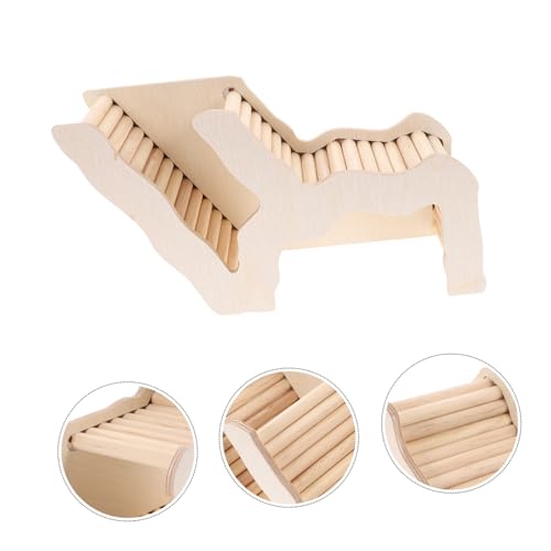 Abaodam Holz Hamster Versteck Nest mit Kletterleiter Atmungsaktives Spielhaus für Kleine Haustiere Wie Zwerghamster und Meerschweinchen Langlebiges Nistplatz Nagezubehör für Käfige Abaodam Holz Hamster Versteck Nest mit Kletterleiter Atmungsaktives Spielhaus für Kleine Haustiere Wie Zwerghamster und Meerschweinchen Langlebiges Nistplatz Nagezubehör für Käfige von Abaodam