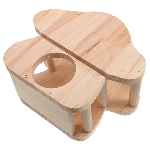 Abaodam Holz Heuhalter für Kreatives Hängendes Heuregal aus Langlebigem Holz für Kleintierkäfige Minimiert Heuabfall und Sorgt für Sichere Fütterung Abaodam Holz Heuhalter für Kreatives Hängendes Heuregal aus Langlebigem Holz für Kleintierkäfige Minimiert Heuabfall und Sorgt für Sichere Fütterung von Abaodam