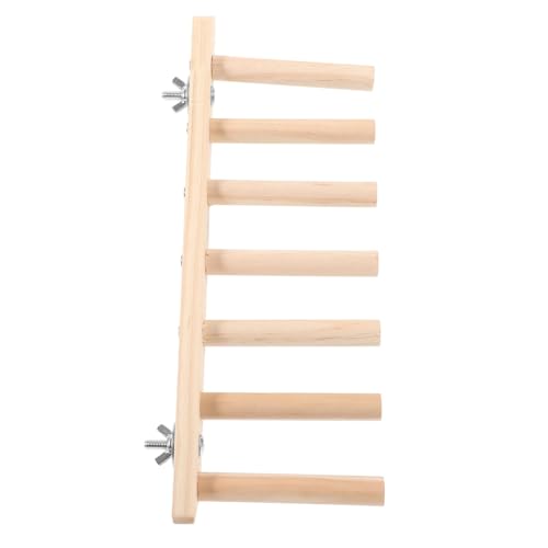 Abaodam Holz Vogel Kletterleiter für Papageien Lagige Standplattform Bewegung und Balance Installieren und Langlebig für Käfige und Abaodam Holz Vogel Kletterleiter für Papageien Lagige Standplattform Bewegung und Balance Installieren und Langlebig für Käfige und von Abaodam
