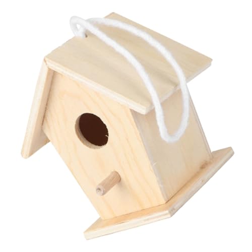 Abaodam Vogelhaus aus Holz für Kinder Selbstgemacht Graffiti Spielzeug Hängendes Nistkasten für Kleine Vögel Bastelprojekt Handbemalt Abaodam Vogelhaus aus Holz für Kinder Selbstgemacht Graffiti Spielzeug Hängendes Nistkasten für Kleine Vögel Bastelprojekt Handbemalt von Abaodam