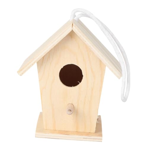 Abaodam Holz Vogelhaus DIY Kit Handgemachtes Hängendes Vogelhaus für Kreatives Graffiti Fantasie und Feinmotorik für Naturliebhaber Abaodam Holz Vogelhaus DIY Kit Handgemachtes Hängendes Vogelhaus für Kreatives Graffiti Fantasie und Feinmotorik für Naturliebhaber von Abaodam