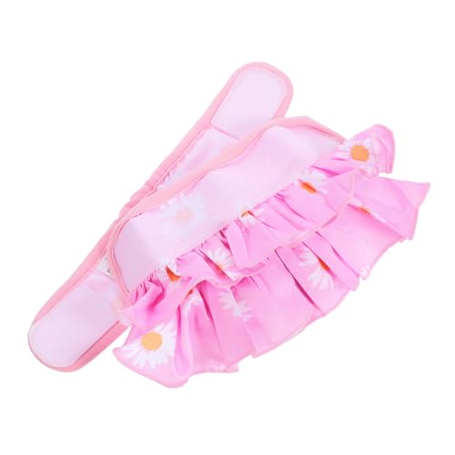 Abaodam Hündinnen Waschbare Schutzhosen für Läufigkeit Wiederverwendbare Hygienepants für Hunde Hochabsorbierende Hundehöschen aus Weichem Material für Reisen und Inkontinenz Xs Rosa von Abaodam
