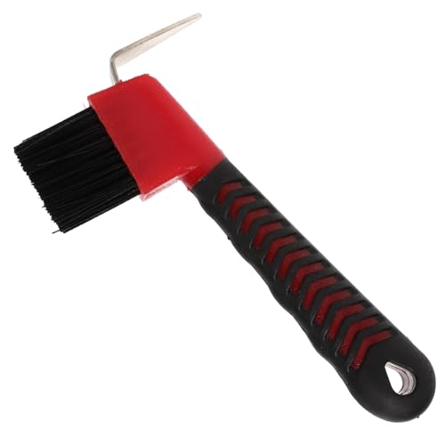 Abaodam Hufkratzer mit Bürste für Pferde Pferdepflege Tool mit Ergonomischem Griff und Langlebigem Design für Tägliche Hufpflege Farbe Zufällig Zufällige Farbe Zufällige Farbe von Abaodam