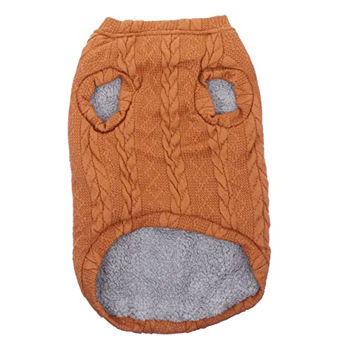 Abaodam Hund Warmer Pullover Haustierkleidung Hund Gestrickter Pullover Hundetücher Abdeckung Pullover Mit Hohem Kragen Mantel Für Hunde Haustiere Winter Haube Weste Inneres Vlies Coffee Abaodam Hund Warmer Pullover Haustierkleidung Hund Gestrickter Pullover Hundetücher Abdeckung Pullover Mit Hohem Kragen Mantel Für Hunde Haustiere Winter Haube Weste Inneres Vlies Coffee von Abaodam