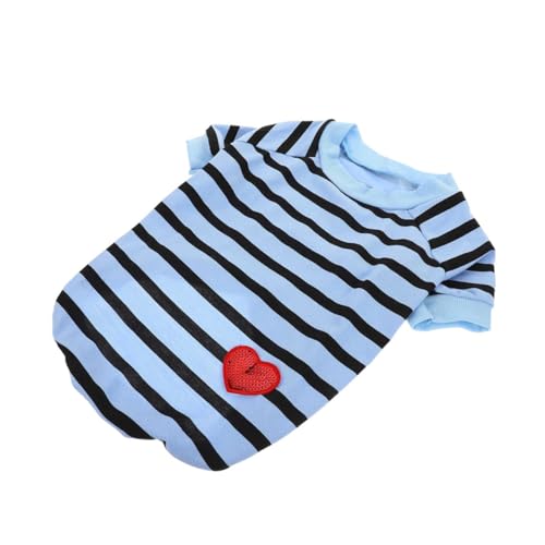 Abaodam Hunde-T-Shirt Hundebekleidung hundekleidung Hundemantel Hundepullover Hundeshirt XS Haustier Hundeshirt Welpe Karikatur Outfit klein Hemden für Katze Heimtierbedarf Baumwolle Blue Abaodam Hunde-T-Shirt Hundebekleidung hundekleidung Hundemantel Hundepullover Hundeshirt XS Haustier Hundeshirt Welpe Karikatur Outfit klein Hemden für Katze Heimtierbedarf Baumwolle Blue von Abaodam
