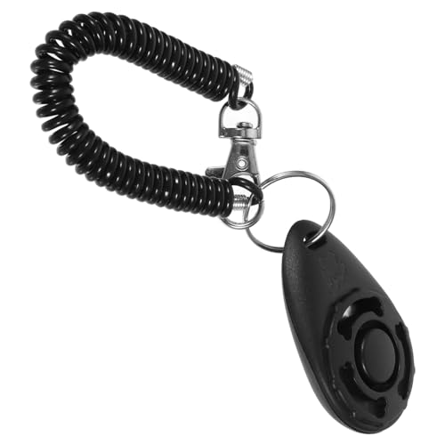 Abaodam Hunde Training Clicker mit Handgelenkband Tragbares Verhaltenstraining Werkzeug aus Kunststoff für Welpen und Hunde Effektive Klickerhilfe für Hundeerziehung von Abaodam