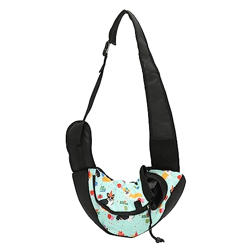 Abaodam Hundetasche Aus Atmungsaktivem Material Tragbare Umhängetasche Für Welpen Praktische Haustier-Tragetasche Für Reisen Und Outdoor-aktivitäten von Abaodam
