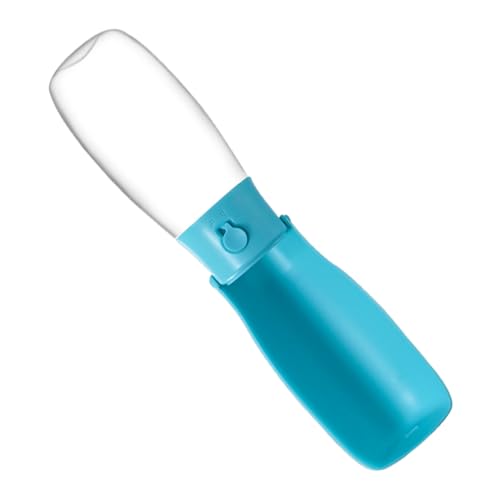 Abaodam Hundeflasche Mit Futternapf Auslaufsichere Wasserflasche Für Katzen Für Outdoor Aktivitäten Mit Rücklaufmechanismus von Abaodam