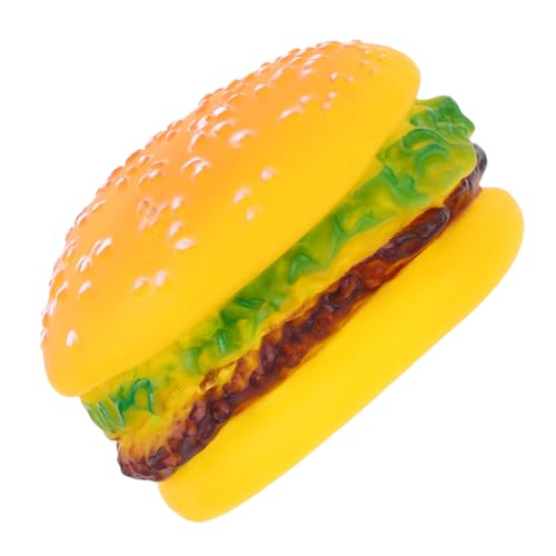 Abaodam Hundefutterspielzeug Hamburger Kauspielzeug Haustier Zähneknirschspielzeug Hamburger Quietschspielzeug Hunde Quetschspielzeug Realistisches Hundefutter Unzerstörbares Abaodam Hundefutterspielzeug Hamburger Kauspielzeug Haustier Zähneknirschspielzeug Hamburger Quietschspielzeug Hunde Quetschspielzeug Realistisches Hundefutter Unzerstörbares von Abaodam