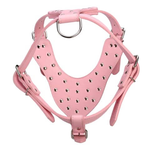 Abaodam Hundegeschirr mit Metallspikes, für Spaziergänge, Training, Outdoor, tragbares Haustierzubehör für kleine, große Hunde, bequemes Design, sichere Passform, stilvoll, langlebig Abaodam Hundegeschirr mit Metallspikes, für Spaziergänge, Training, Outdoor, tragbares Haustierzubehör für kleine, große Hunde, bequemes Design, sichere Passform, stilvoll, langlebig von Abaodam