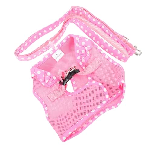 Abaodam Hundegeschirr mit Verstellbarem Brustgurt und Schleppleine Gepolstertes Pet Harness für Hunde und Katzen Atmungsaktiv Langlebig Sitz Beim Spazierengehen und Training S von Abaodam