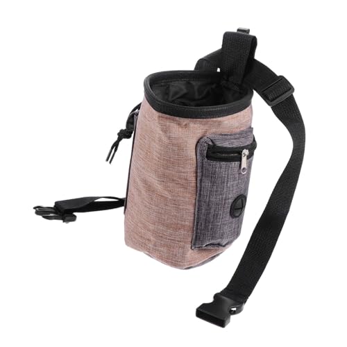 Abaodam Hundeleckerli-Tasche für Training, Hüfttasche mit Kordelzugfach, tragbarer Hundesnackhalter für Outdoor-Aktivitäten für Gehorsamkeits- und Beweglichkeitstraining von Abaodam