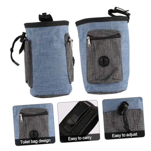 Abaodam Hundeleckerli Tasche mit Verstellbarem Hüftgurt Große Kapazität für Snacks und Langlebiges Material für Welpen und Gehorsamkeitstraining für Unterwegs und Outdoor Einsatz von Abaodam