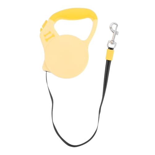 Abaodam Hundeleine Hundetraining Leine Traktionslaufseil für Hunde Trainingsleinen für Hunde Zugseilgurte Haustierleine einziehbar Automatisches Zugseil für Haustiere Nylon Yellow von Abaodam