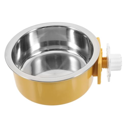 Abaodam Hundenapf Hundenäpfe Vogelkäfig Futterspender Hundebox Wasserflasche Kleine Hundewasserschüssel Haustier Wasserfütterung Kaninchenkäfig Becher Hundefutternapf Hundebox Napf von Abaodam
