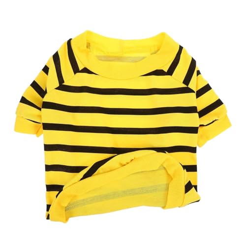 Abaodam Hundeshirt für Welpen Atmungsaktives Gestreiftes T Shirt aus Baumwolle Bequemes Hundekleidungsstück XL für Besondere Anlässe Abaodam Hundeshirt für Welpen Atmungsaktives Gestreiftes T Shirt aus Baumwolle Bequemes Hundekleidungsstück XL für Besondere Anlässe von Abaodam