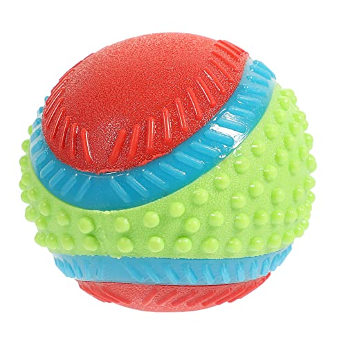 Abaodam Interaktiver Hundeball Welpen-gummiball Hundetrainingsspielzeug Hundebisstrainingsbälle Für Haustiere Mit Feinen Details Cartoon-Spielzeug Zum Kauen Und Spielen von Abaodam