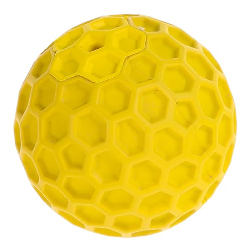 Abaodam Hundespielzeug aus Robustem Gummi mit Quietschfunktion Langlebiger Beißball zur Zahnreinigung und Welpetraining Interaktives Kauspielzeug für Kleine und Große Zufällige Farbe von Abaodam