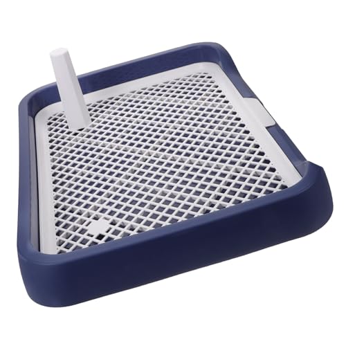 Abaodam Hundetoiletten Tray für Hunde Rutsch Hundeklo mit Multifunktionsdesign Spritzwassergeschützt und Leicht zu Reinigen für Welpen und Kleine Hunde von Abaodam