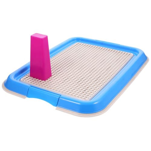 Abaodam Hundetoilettenset für Drinnen und Wasserdichtes Dog Potty Tray mit Erhöhtem für Welpen und Kleine Hunde Fördert Gute Toilettengewohnheiten Langlebig und Zufällige von Abaodam