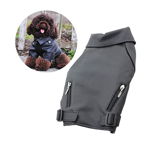 Abaodam Hundeweste Dackel Hundejacken Für Große Hunde Wintermäntel Hundekleidung Hundemantel Für Kaltes Wetter Hundekostüme Warmmantel Abdeckung Mantel Für Hunde Haustier Welpe Black von Abaodam