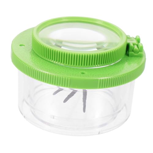Abaodam Insektenbetrachter Outdoor insektenbox für Outdoor Abenteuerspielzeug Entdeckungsset Insektenbehälter Insektenlupe für Plastik Green von Abaodam