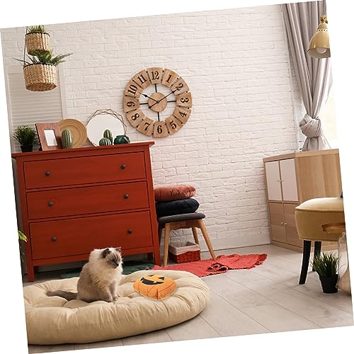 Abaodam Interaktives Katzenspielzeug mit Katzenminze Kürbisform Plüschspielzeug Bissfestes Kauspielzeug für Katzen Zahnreinigung Indoor und Outdoor Nutzung Beschäftigung für Katzen von Abaodam