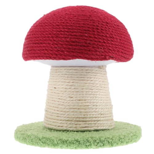 Abaodam Kätzchen Kratzbaum Rot Pilz Kratzbaum Katze Sisal Multifunktionales Katzenspielzeug Spielsachen Katzen Entzückendes Interaktives Zubehör Abaodam Kätzchen Kratzbaum Rot Pilz Kratzbaum Katze Sisal Multifunktionales Katzenspielzeug Spielsachen Katzen Entzückendes Interaktives Zubehör von Abaodam