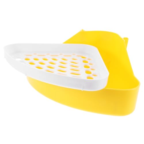 Abaodam Kaninchen Toilette aus Robustem Dreieckige Ecktoilette für Kleine Haustiere Auslaufsicher Großer für Training von Kaninchen und Kleintieren Tragbar und Platzsparend Gelb Abaodam Kaninchen Toilette aus Robustem Dreieckige Ecktoilette für Kleine Haustiere Auslaufsicher Großer für Training von Kaninchen und Kleintieren Tragbar und Platzsparend Gelb von Abaodam