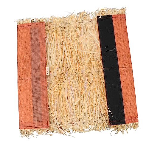 Abaodam Kaninchen Tunnel Nest Bequemes Schlafhaus für Kleintiere Warmes für Zwergkaninchen Meerschweinchen und Hamster Orange von Abaodam