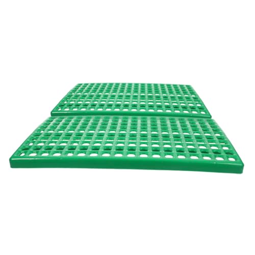 Abaodam Kaninchenkäfigmatte, Bodenmatte, Kunststoff, Hasenruhematte für Drahtkäfigboden, Haustierfüße mit Löchern für Chinchilla, Frettchen, Eichhörnchen, 2 Stück Abaodam Kaninchenkäfigmatte, Bodenmatte, Kunststoff, Hasenruhematte für Drahtkäfigboden, Haustierfüße mit Löchern für Chinchilla, Frettchen, Eichhörnchen, 2 Stück von Abaodam