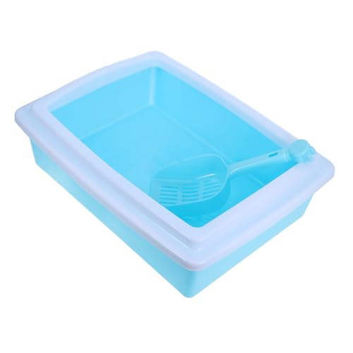 Abaodam Kasten Katzentoilette Kätzchenzubehör Katzenboxen Für Wohnungskatzen Kleines Katzenstreu-Set Katzen -toilettentrainingssystem Kätzchen Litterbox Katzen-PIPI-Schild Sky-Blue Abs Abaodam Kasten Katzentoilette Kätzchenzubehör Katzenboxen Für Wohnungskatzen Kleines Katzenstreu-Set Katzen -toilettentrainingssystem Kätzchen Litterbox Katzen-PIPI-Schild Sky-Blue Abs von Abaodam