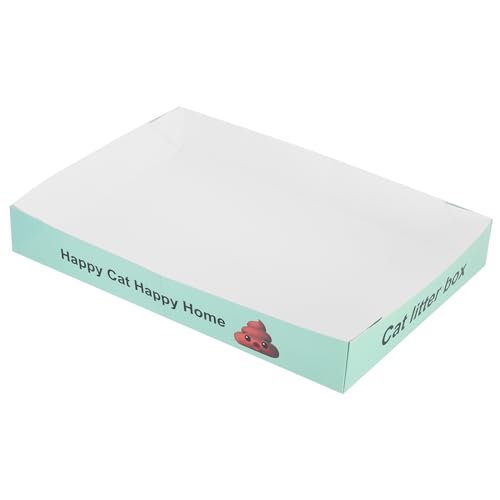 Abaodam Kasten Katzentoilette Kätzchenzubehör Mülleimer Katzenboxen Tischkatzenstreu Katzenstreueinlage Katzen-PIPI-Schild Kleines Katzenstreu-Set Light Green Papier Abaodam Kasten Katzentoilette Kätzchenzubehör Mülleimer Katzenboxen Tischkatzenstreu Katzenstreueinlage Katzen-PIPI-Schild Kleines Katzenstreu-Set Light Green Papier von Abaodam