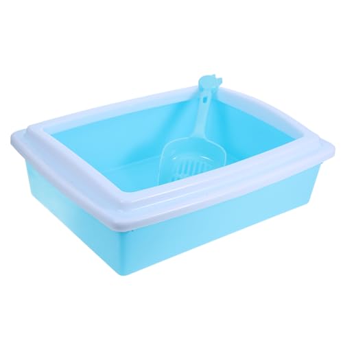 Abaodam Kasten Katzentoilette Kitten Pooper Lifter Katzenboxen Für Wohnungskatzen Kleines Katzenstreu-Set Tragbare Toilette Für Katzen Katzen-toiletten-trainingsset Sky-Blue Abs Abaodam Kasten Katzentoilette Kitten Pooper Lifter Katzenboxen Für Wohnungskatzen Kleines Katzenstreu-Set Tragbare Toilette Für Katzen Katzen-toiletten-trainingsset Sky-Blue Abs von Abaodam
